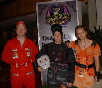 Todd as Stanley, HDS as Kai and Tree as Xev at the UScon Recon Mission to Dragon Con 2002