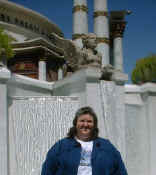 theFrey admires the fountains at Caesar's Palace